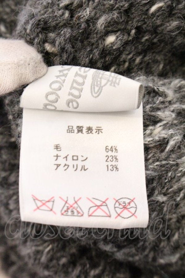 画像6: ヴィヴィアンウエストウッド 中古 / ポンポン付キニットキャップ  グレー  O-26-04-12-071-ha-YM-OS (6)
