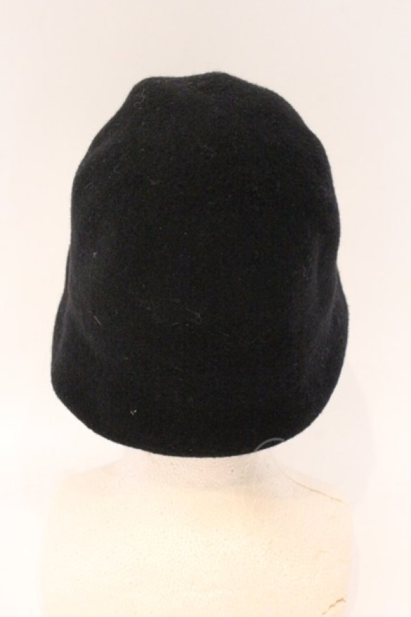 画像5: ヴィヴィアンウエストウッド 中古 / ラインORBバスククロッシェ ハット M-S ブラック  O-26-04-12-072-ha-YM-OS (5)