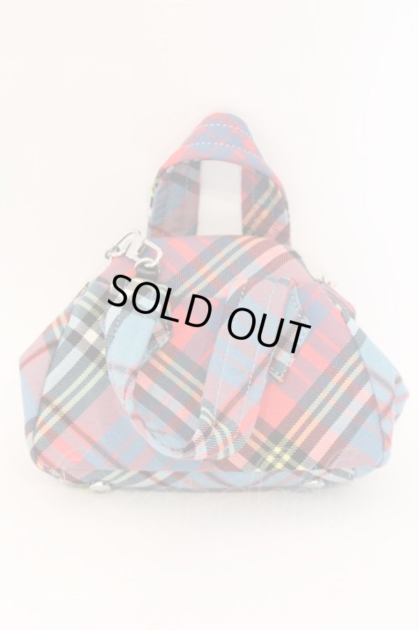 画像4: ヴィヴィアンウエストウッド 中古 / ARCHIVE YASMINE MINI HANDBAG（アーカイブヤスミンミニバッグ）  サックス  O-26-04-12-079-ba-IG-OS (4)