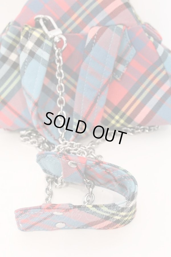 画像5: ヴィヴィアンウエストウッド 中古 / ARCHIVE YASMINE MINI HANDBAG（アーカイブヤスミンミニバッグ）  サックス  O-26-04-12-079-ba-IG-OS (5)