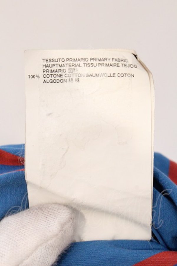 画像7: ヴィヴィアンウエストウッド 中古 / ストライプシャツ 48 ブルー  O-26-04-12-007-bl-YM-OS (7)