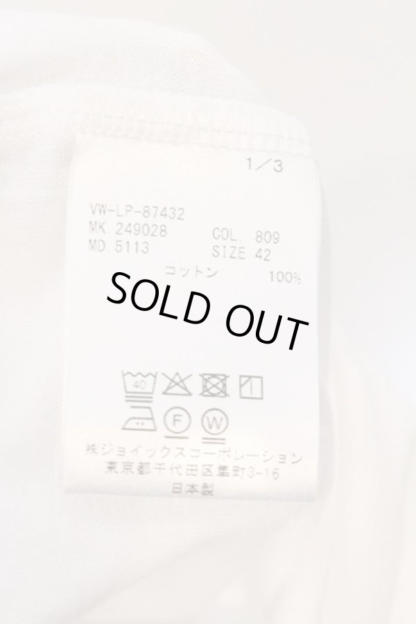 画像6: ヴィヴィアンウエストウッド MAN 中古 / “COLOR STITCH” リラックスTシャツ 42 ホワイト  O-26-04-12-011-ts-IG-OS (6)