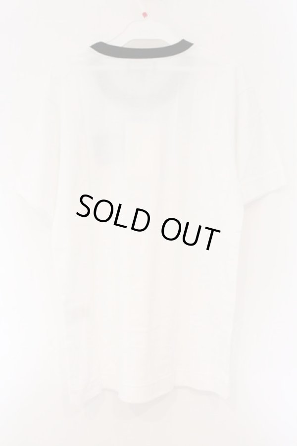 画像4: ヴィヴィアンウエストウッド MAN 中古 / “MAN LONDON” ネームタグ リンガー リラックスTシャツ 42 ホワイト×ブラック  O-26-04-12-012-ts-IG-ZH (4)