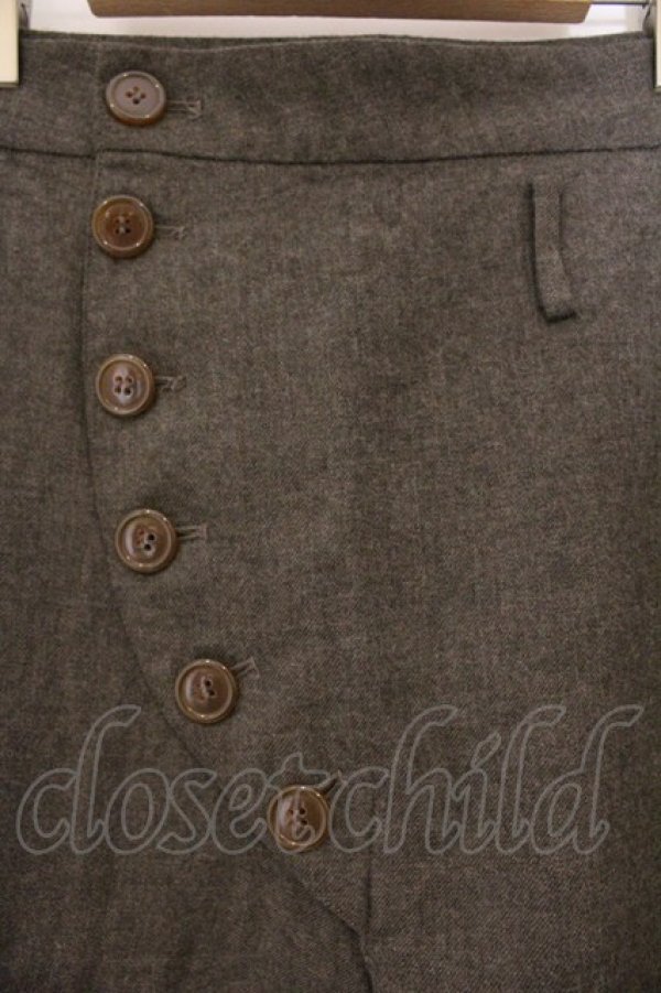 画像2: ヴィヴィアンウエストウッド MAN 中古 / アルコホリックウールパンツ 48 ブラウン  O-26-04-12-014-pa-YM-OS (2)