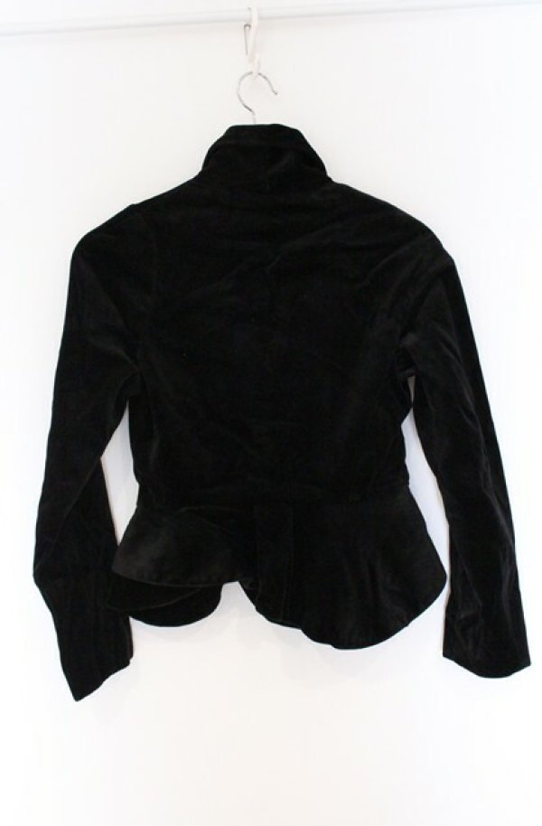 画像4: ヴィヴィアンウエストウッド 中古 / 別珍ウェンディジャケット 2 ブラック  O-26-04-19-002-jc-YM-OS (4)