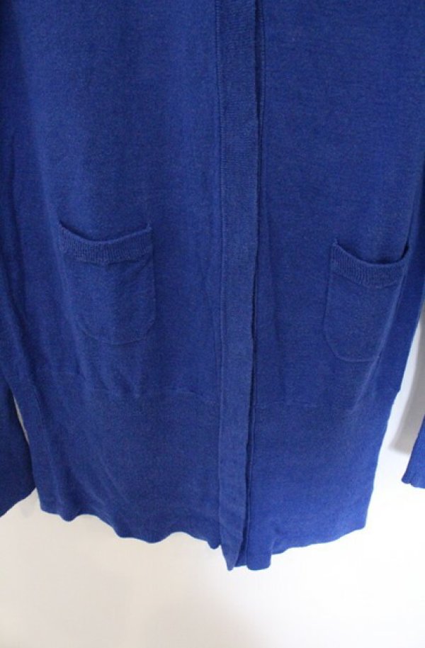 画像4: ヴィヴィアンウエストウッド 中古 / フーデッドスナップボタンカーディガン 2 ブルー  O-26-04-19-021-to-YM-OS (4)