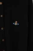 画像3: ヴィヴィアンウエストウッド 中古 / カラーオーブ刺繍カーディガン S ブラック  O-26-04-19-023-to-YM-OS (3)