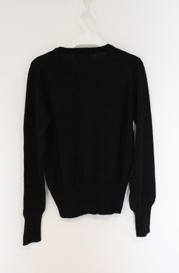 画像4: ヴィヴィアンウエストウッド 中古 / カラーオーブ刺繍カーディガン S ブラック  O-26-04-19-023-to-YM-OS (4)