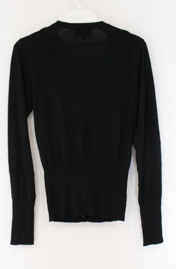 画像4: ヴィヴィアンウエストウッド 中古 / フリルカーディガン 2 ブラック  O-26-04-19-025-to-YM-OS (4)