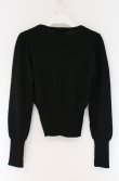 画像3: ヴィヴィアンウエストウッド 中古 / カラーオーブ刺繍ラウンドニット S ブラック  O-26-04-19-027-to-YM-OS (3)