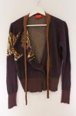 画像4: ヴィヴィアンウエストウッド 中古 / タイガープリント変形カーディガン 2 パープル  O-26-04-19-029-to-YM-OS (4)