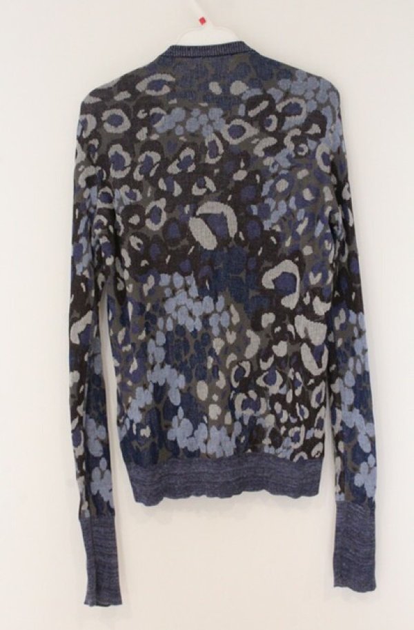 画像3: ヴィヴィアンウエストウッド 中古 / レオパード柄変形カーディガン  ブルー  O-26-04-19-033-to-YM-OS (3)