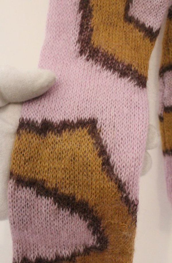 画像3: ヴィヴィアンウエストウッド 中古 / レオパードモヘアニットカーディガン 1 ラベンダー  O-26-04-19-034-to-YM-OS (3)