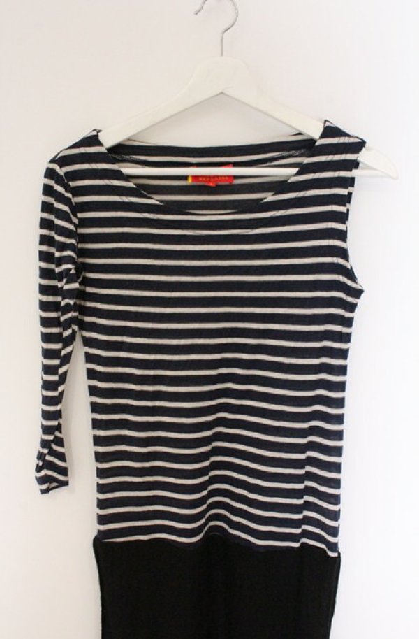 画像3: ヴィヴィアンウエストウッド 中古 / アンサンブルレイヤーカットソー 2 ブラックｘネイビーｘホワイト  O-26-04-19-035-to-YM-OS (3)