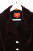 画像2: ヴィヴィアンウエストウッド 中古 / 別珍ベッティーナジャケット 1 ボルドー  O-26-04-19-001-jc-YM-OS (2)