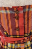 画像5: ヴィヴィアンウエストウッド 中古 / タータンビスチェ 2 オレンジ  O-26-04-19-038-to-YM-OS (5)