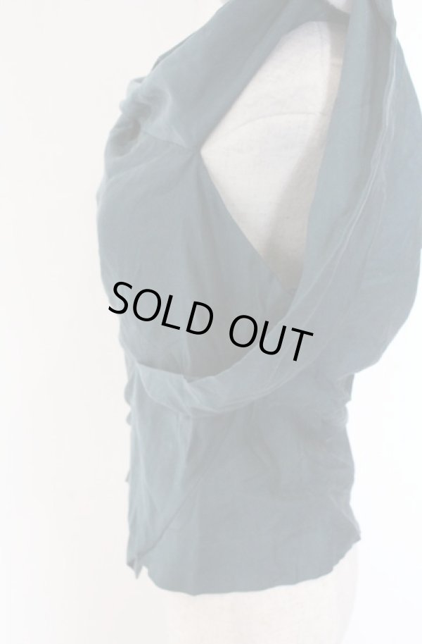 画像3: ヴィヴィアンウエストウッド 中古 / ドレープトップス 2 グリーン  O-26-04-19-041-to-YM-OS (3)