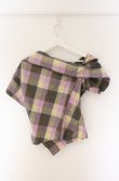 画像5: ヴィヴィアンウエストウッド 中古 / ブロックチェックドレープトップス 2 マルチ  O-26-04-19-042-to-YM-OS (5)