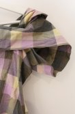 画像6: ヴィヴィアンウエストウッド 中古 / ブロックチェックドレープトップス 2 マルチ  O-26-04-19-042-to-YM-OS (6)