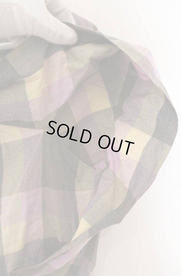 画像8: ヴィヴィアンウエストウッド 中古 / ブロックチェックドレープトップス 2 マルチ  O-26-04-19-042-to-YM-OS (8)