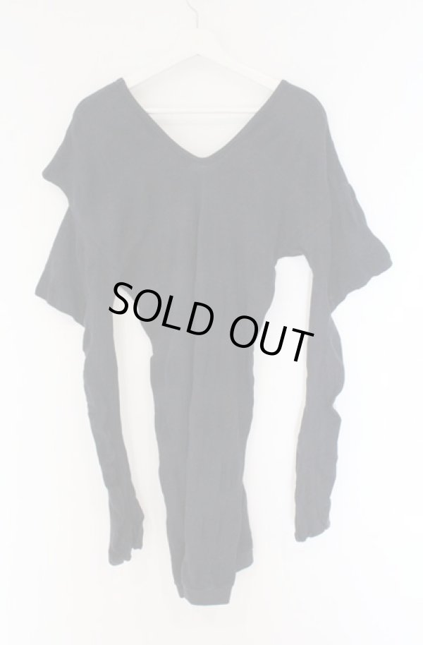 画像3: ヴィヴィアンウエストウッド 中古 / デビルアームボーダーカットワンピース 2 ネイビー  O-26-04-19-050-op-YM-OS (3)