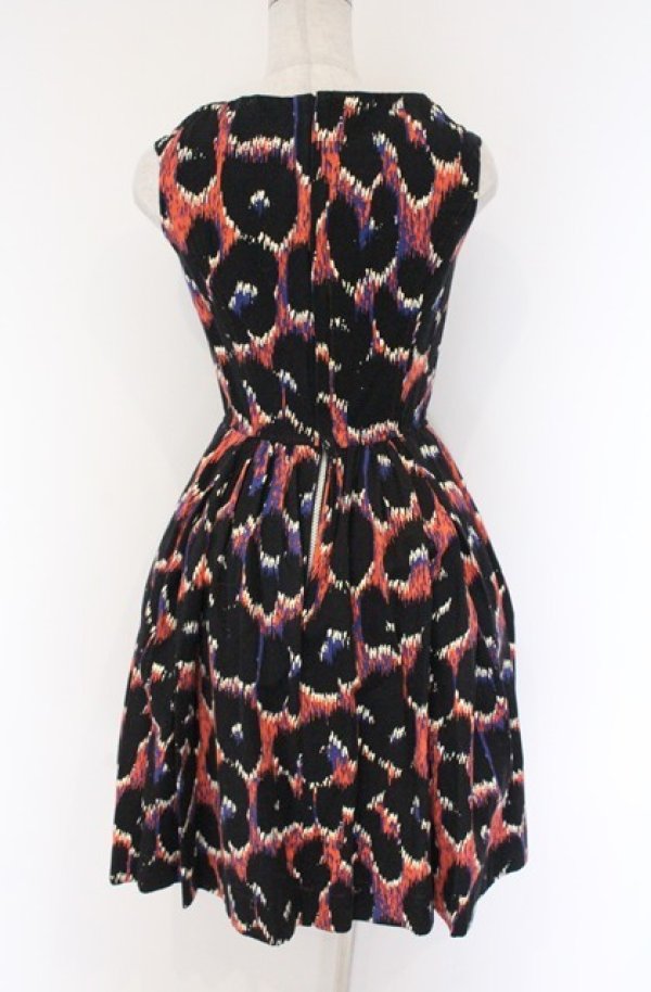 画像3: ヴィヴィアンウエストウッド 中古 / レオパードワンピース 1 オレンジｘブラック  O-26-04-19-051-op-YM-OS (3)