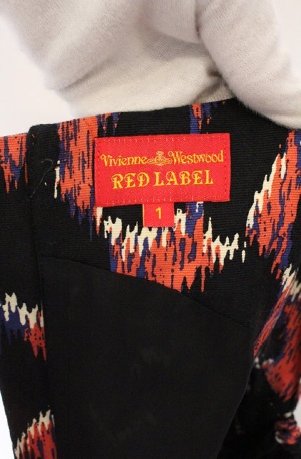 画像5: ヴィヴィアンウエストウッド 中古 / レオパードワンピース 1 オレンジｘブラック  O-26-04-19-051-op-YM-OS (5)