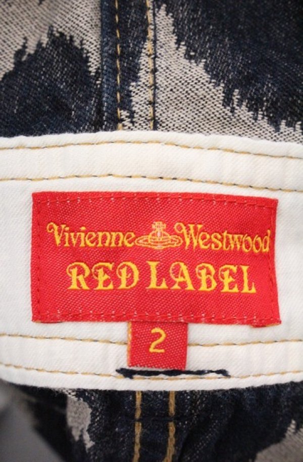 画像5: ヴィヴィアンウエストウッド 中古 / レオパードジャガードサロペット 2 グレーｘネイビー  O-26-04-19-052-op-YM-OS (5)