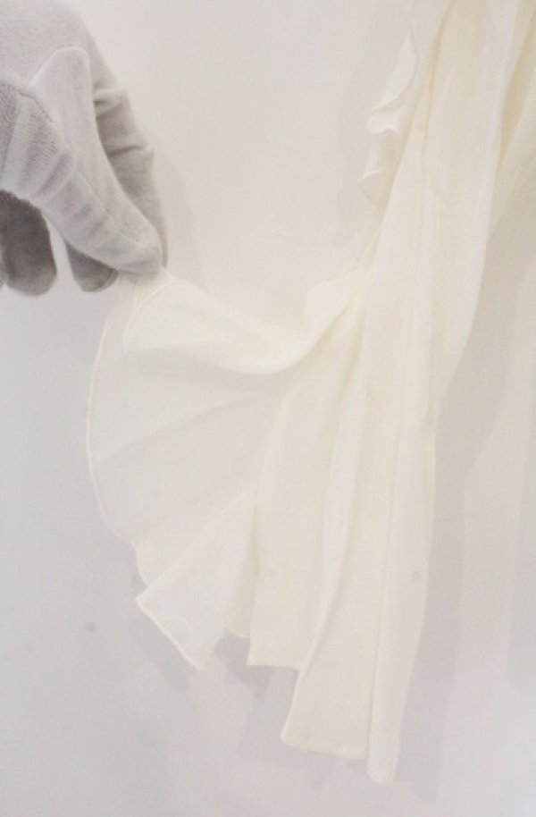画像4: ヴィヴィアンウエストウッド 中古 / ガーゼフリルブラウス 2 ホワイト  O-26-04-19-054-bl-YM-OS (4)