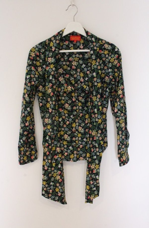 画像5: ヴィヴィアンウエストウッド 中古 / ボタニカルリボンタイブラウス 2 マルチ  O-26-04-19-055-bl-YM-OS (5)