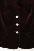 画像3: ヴィヴィアンウエストウッド 中古 / 別珍ベッティーナジャケット 1 ボルドー  O-26-04-19-001-jc-YM-OS (3)