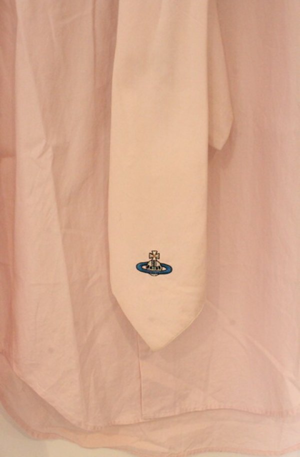 画像3: ヴィヴィアンウエストウッド MAN 中古 / タイ付キオジークラークシャツ 44 ピンク  O-26-04-19-059-bl-YM-OS (3)