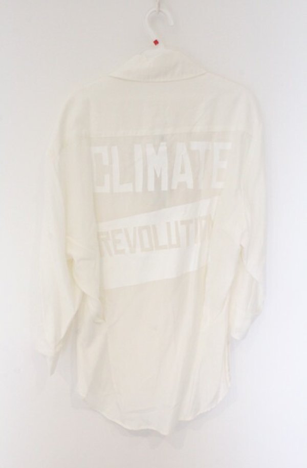 画像4: ANGLOMANIA 中古 / CLIMATE REVOLUTION プリントブラウス 40 ホワイト  O-26-04-19-060-bl-YM-OS (4)