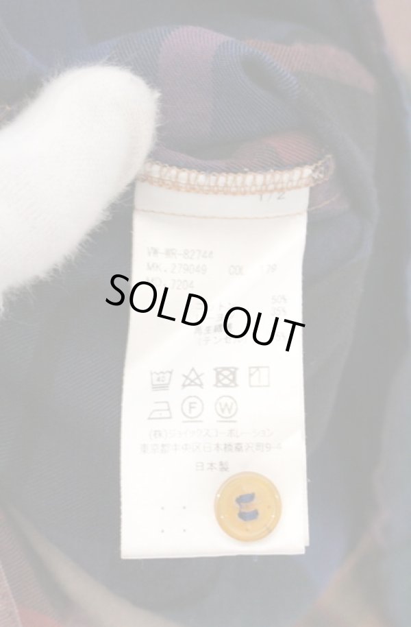 画像6: ヴィヴィアンウエストウッド MAN 中古 / アメイジングチェックオジークラークシャツ 48 マルチ  O-26-04-19-061-bl-YM-OS (6)