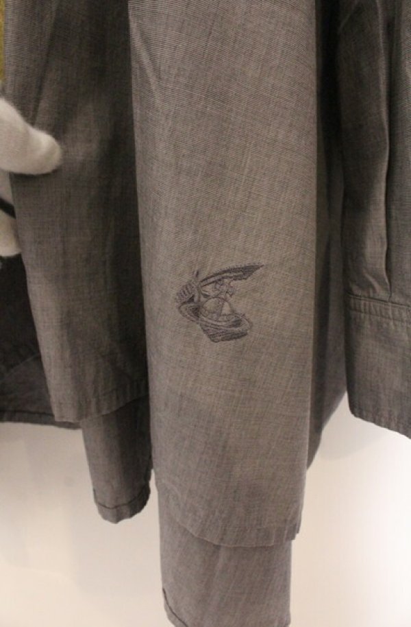 画像3: ANGLOMANIA 中古 / スターペイントワイドシャツ 38 グレー  O-26-04-19-062-bl-YM-OS (3)