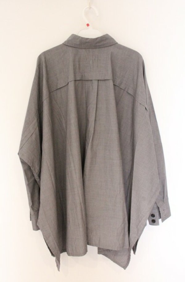画像4: ANGLOMANIA 中古 / スターペイントワイドシャツ 38 グレー  O-26-04-19-062-bl-YM-OS (4)