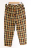 画像3: ヴィヴィアンウエストウッド 中古 / タータンチェックウールパンツ 2 イエロー  O-26-04-19-063-pa-YM-OS (3)