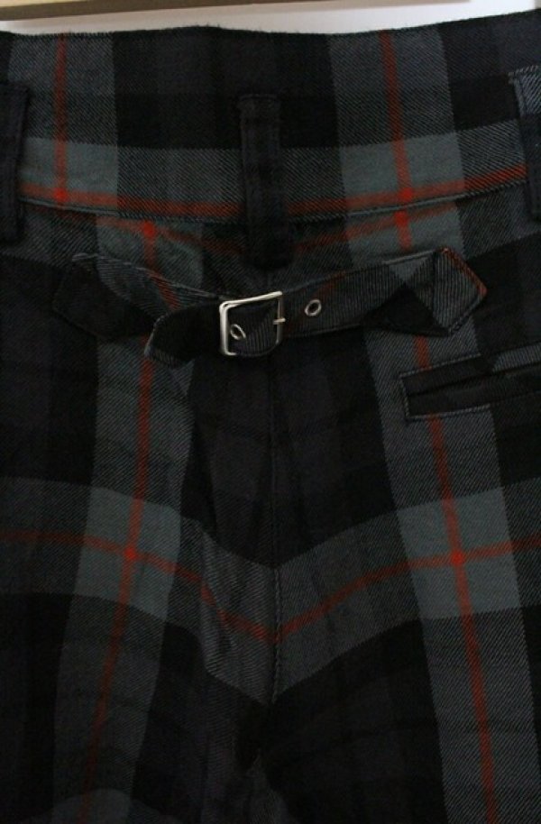 画像5: ヴィヴィアンウエストウッド 中古 / タータンウールパンツ 2 ブルーグレー  O-26-04-19-065-pa-YM-OS (5)