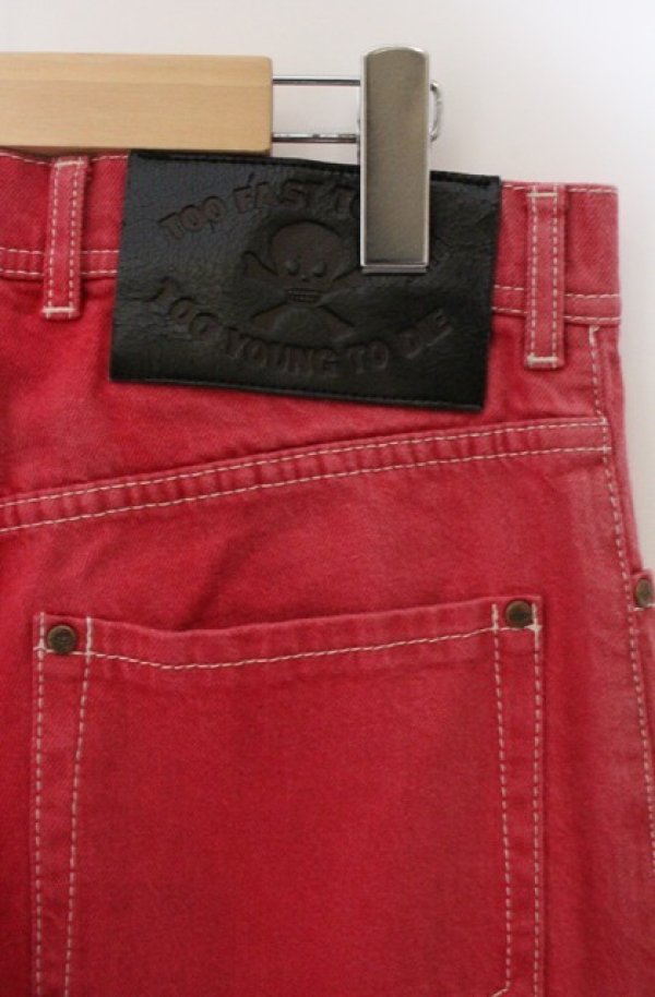 画像6: ヴィヴィアンウエストウッド MAN 中古 / ウォッシュドカラースキニーデニムパンツ 44 ピンク  O-26-04-19-066-pa-YM-OS (6)