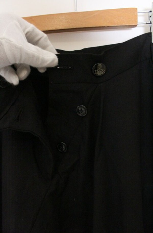 画像5: ヴィヴィアンウエストウッド 中古 / 変形サルエルパンツ 2 ブラック  O-26-04-19-068-pa-YM-OS (5)