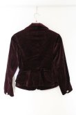 画像4: ヴィヴィアンウエストウッド 中古 / 別珍ベッティーナジャケット 1 ボルドー  O-26-04-19-001-jc-YM-OS (4)