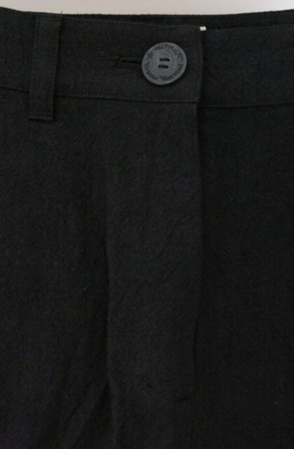 画像2: ANGLOMANIA 中古 / リネンショートパンツ 38 ブラック  O-26-04-19-075-pa-YM-OS (2)