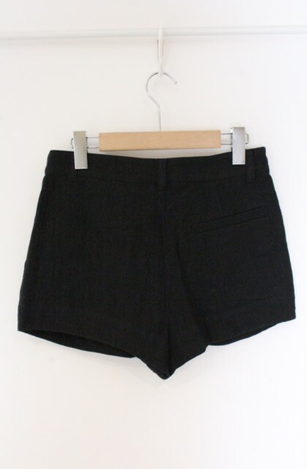 画像4: ANGLOMANIA 中古 / リネンショートパンツ 38 ブラック  O-26-04-19-075-pa-YM-OS (4)