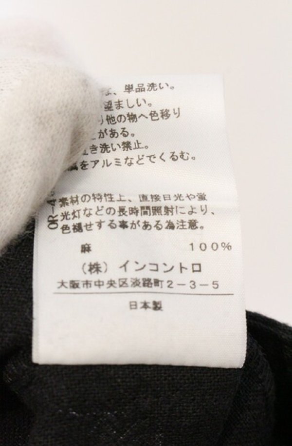 画像5: ANGLOMANIA 中古 / リネンショートパンツ 38 ブラック  O-26-04-19-075-pa-YM-OS (5)