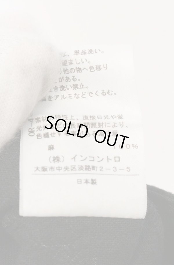 画像5: ANGLOMANIA 中古 / リネンショートパンツ 38 ブラック  O-26-04-19-075-pa-YM-OS (5)