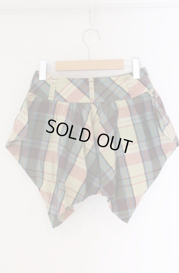 画像5: ヴィヴィアンウエストウッド 中古 / タータンキュロット 1 マルチ  O-26-04-19-078-pa-YM-OS (5)