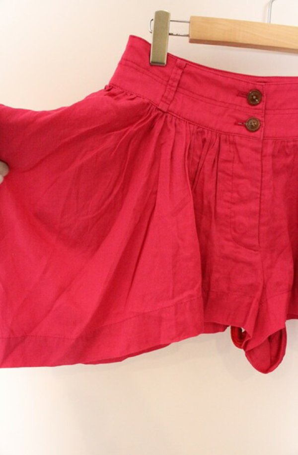 画像3: ヴィヴィアンウエストウッド 中古 / プリーツキュロット 2 ショッキングピンク  O-26-04-19-079-pa-YM-OS (3)