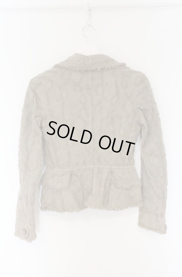 画像5: ヴィヴィアンウエストウッド 中古 / フリンジデニムラブジャケット 2 オリーブ  O-26-04-19-007-jc-YM-OS (5)