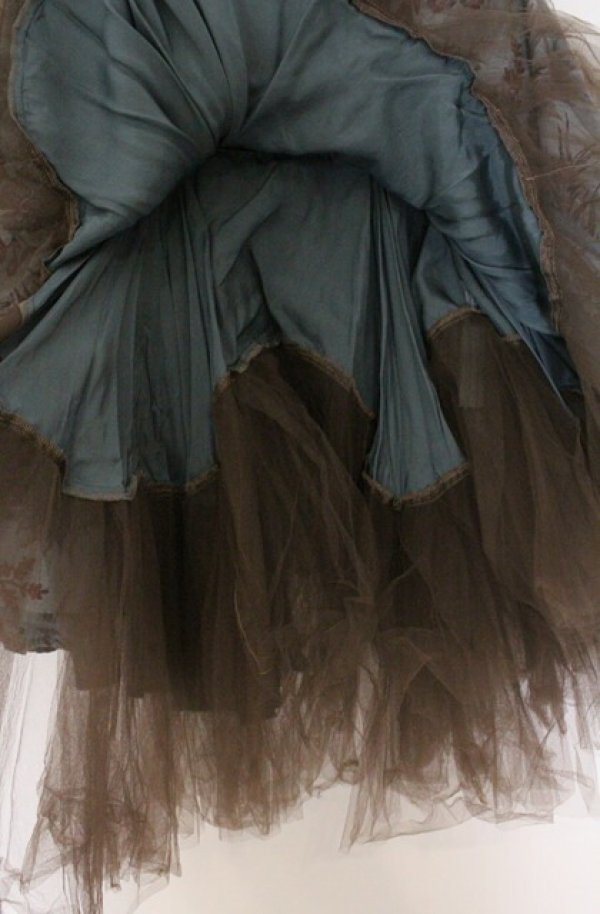 画像3: ヴィヴィアンウエストウッド 中古 / ジャカランダチュールスカート 1 ターコイズ  O-26-04-19-082-sk-YM-OS (3)