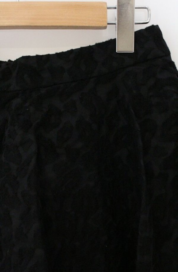 画像2: ヴィヴィアンウエストウッド 中古 / レオパードジャガード変形スカート 1 ブラック  O-26-04-19-085-sk-YM-OS (2)